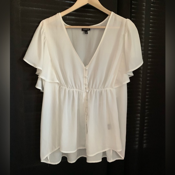 Torrid sheer blouse - Picture 2 of 8